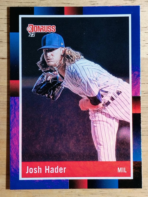 2022 Donruss Holo Blue #238 Josh Hader RETRO