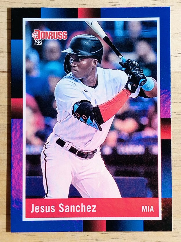 2022 Donruss Holo Blue #241 Jesus Sanchez RETRO