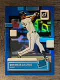 2022 Donruss Holo Blue #53 Bryan De La Cruz RR