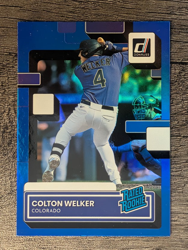 2022 Donruss Holo Blue #56 Colton Welker RR