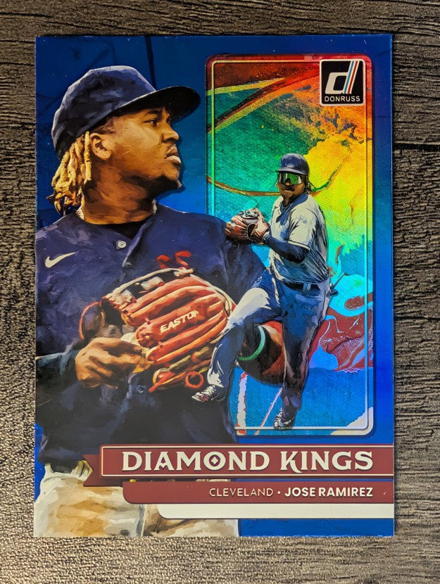2022 Donruss Holo Blue #7 Jose Ramirez DK