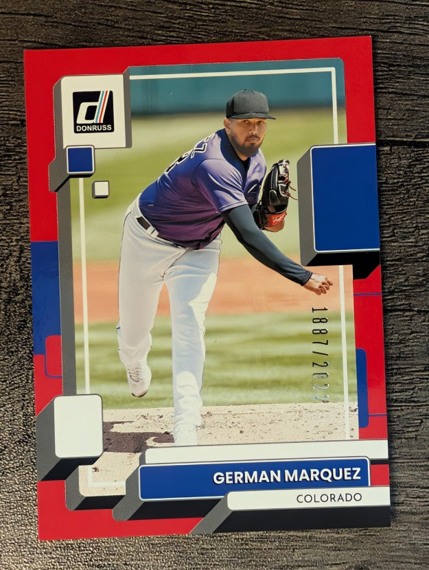 2022 Donruss Red #190 German Marquez