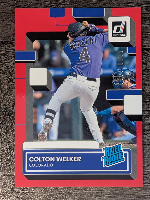 2022 Donruss Red #56 Colton Welker RR