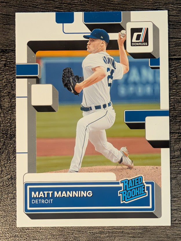 2022 Donruss #33 Matt Manning RR RC