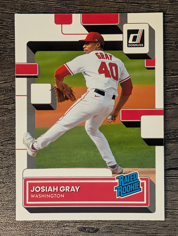 2022 Donruss #42 Josiah Gray RR RC