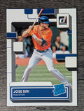 2022 Donruss #62 Jose Siri RR RC