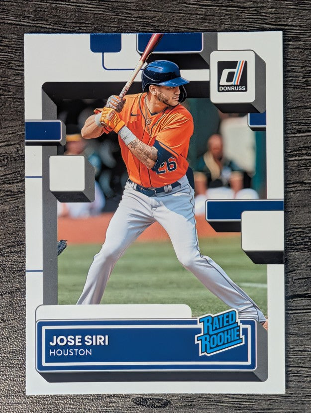2022 Donruss #62 Jose Siri RR RC