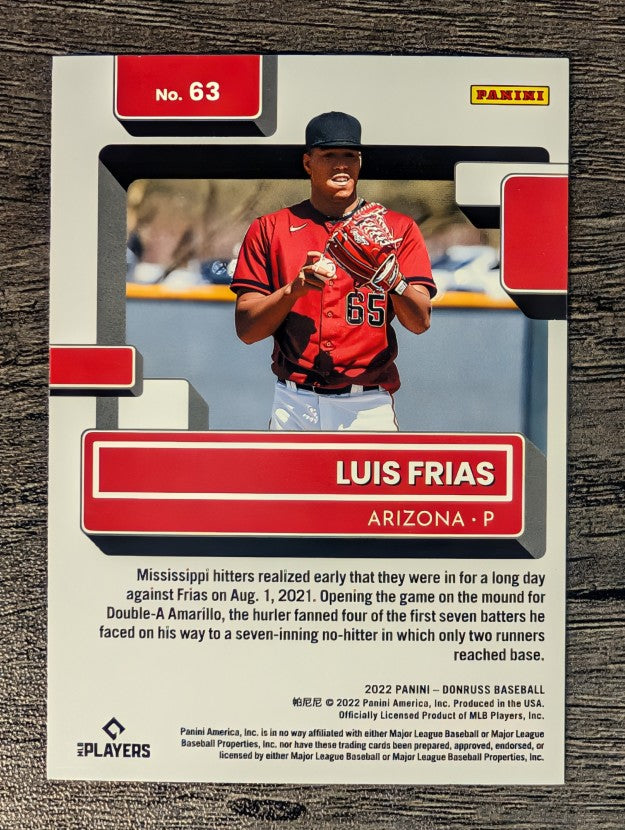 2022 Donruss #63 Luis Frias RR RC