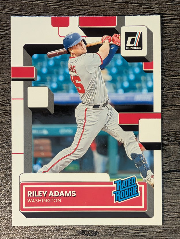 2022 Donruss #75 Riley Adams RR RC
