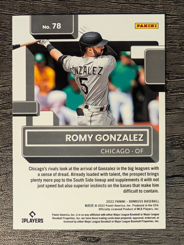 2022 Donruss #78 Romy Gonzalez RR RC
