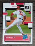2022 Donruss #42 Josiah Gray RR RC