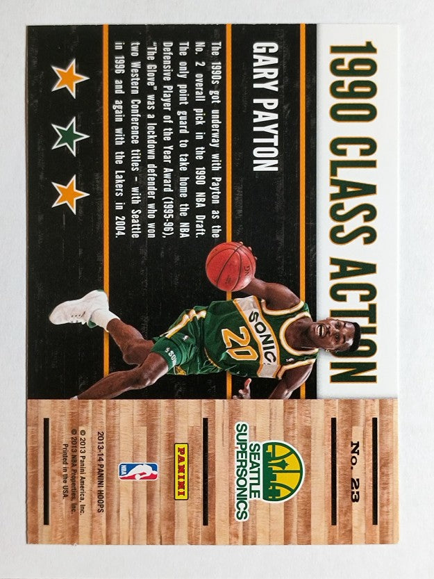 2013-14 Hoops Class Action #23 Gary Payton