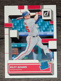 2022 Donruss #75 Riley Adams RR RC