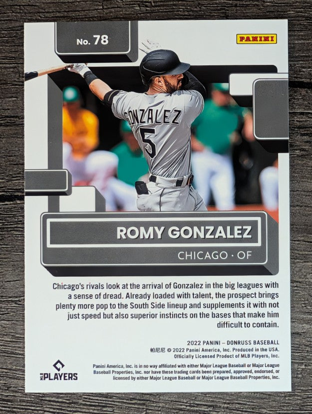 2022 Donruss #78 Romy Gonzalez RR RC
