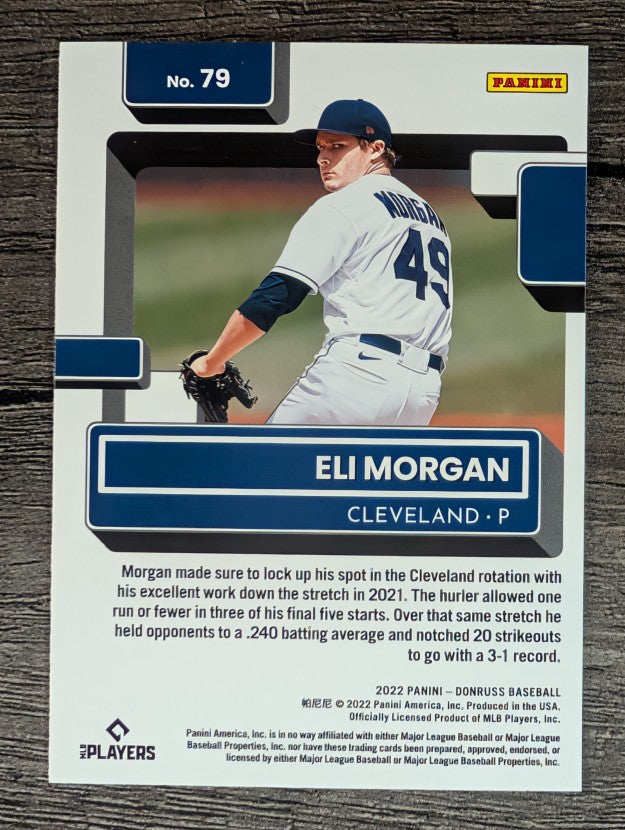2022 Donruss #79 Eli Morgan RR RC