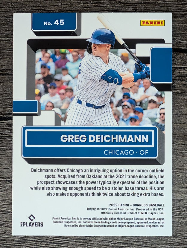 2022 Donruss #45 Greg Deichmann RR RC
