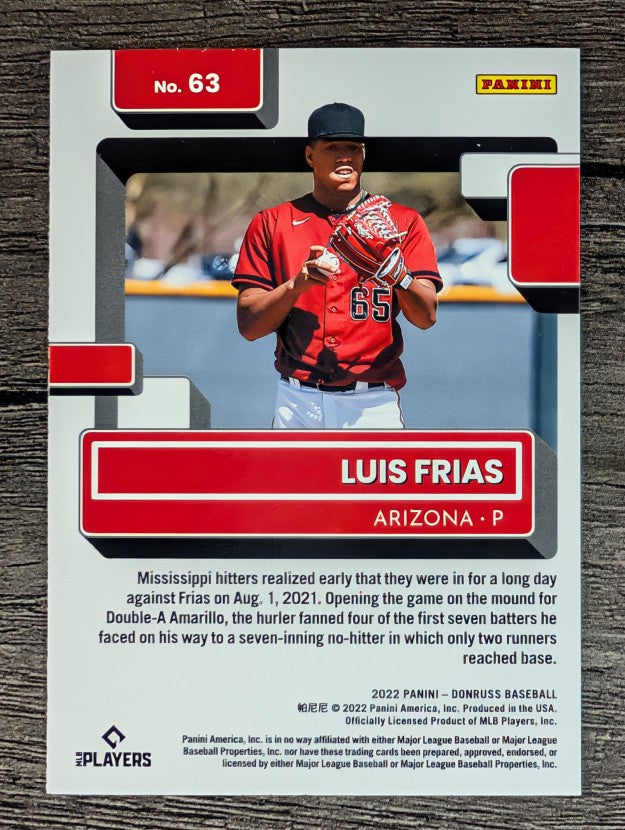2022 Donruss #63 Luis Frias RR RC