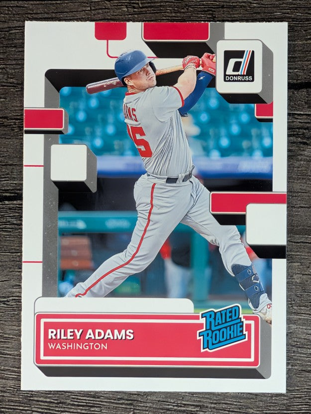 2022 Donruss #75 Riley Adams RR RC