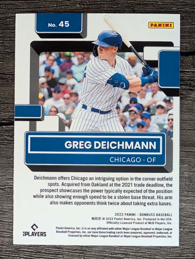 2022 Donruss #45 Greg Deichmann RR RC