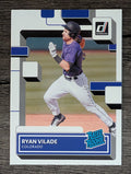 2022 Donruss #64 Ryan Vilade RR RC