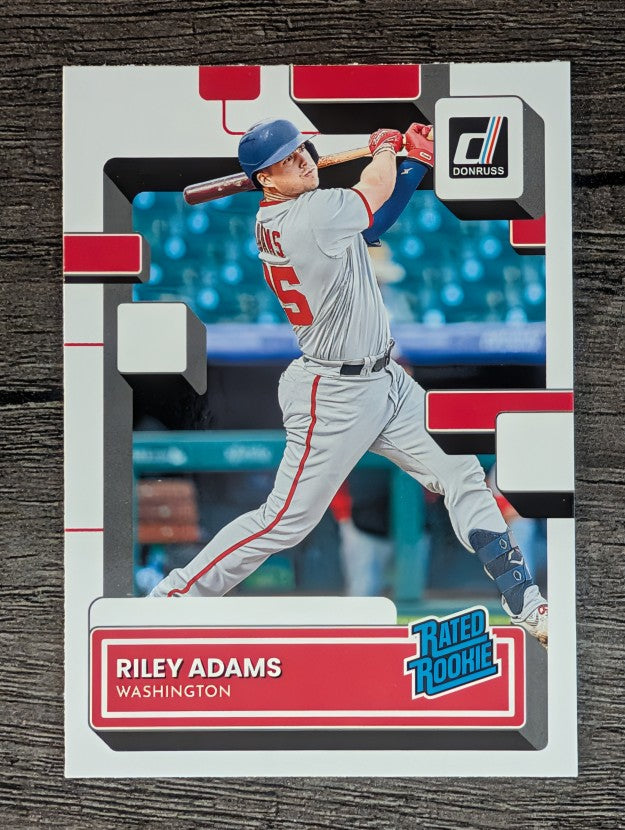 2022 Donruss #75 Riley Adams RR RC