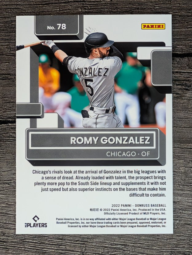 2022 Donruss #78 Romy Gonzalez RR RC