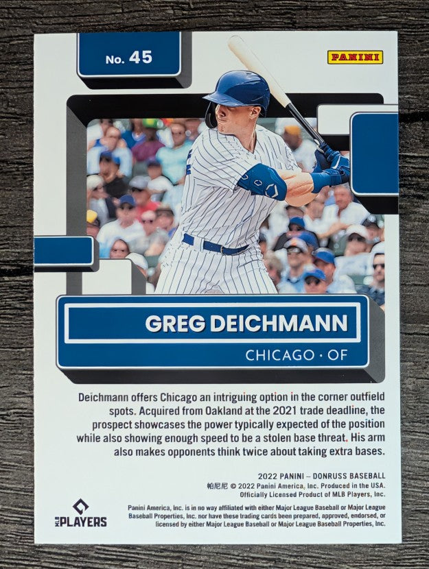 2022 Donruss #45 Greg Deichmann RR RC