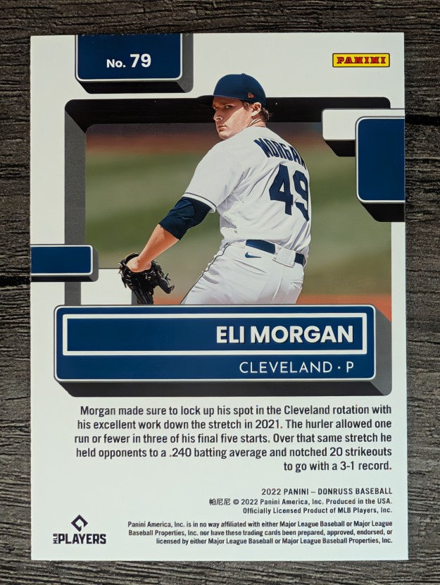 2022 Donruss #79 Eli Morgan RR RC