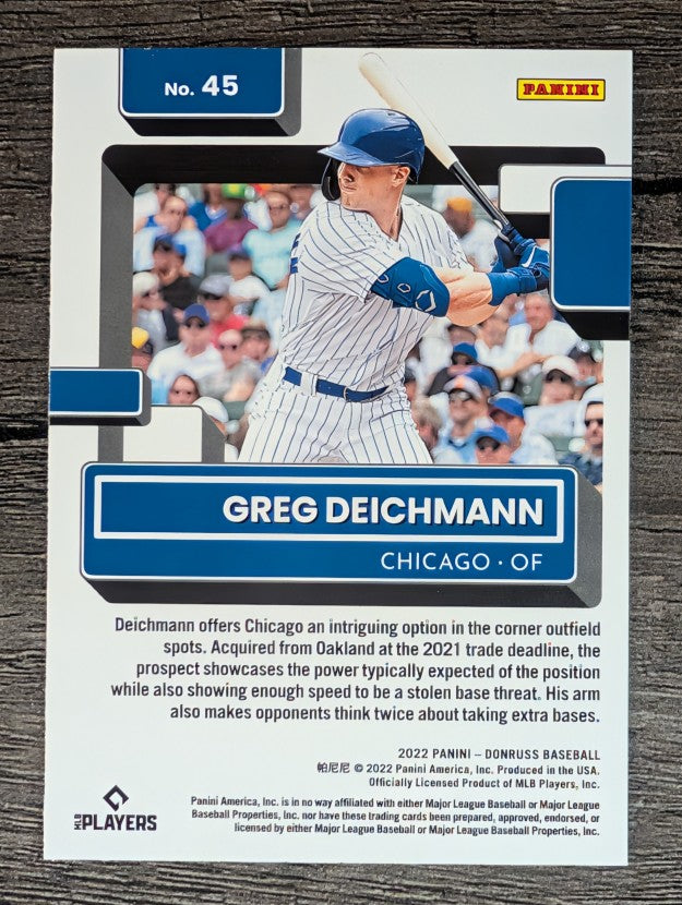 2022 Donruss #45 Greg Deichmann RR RC