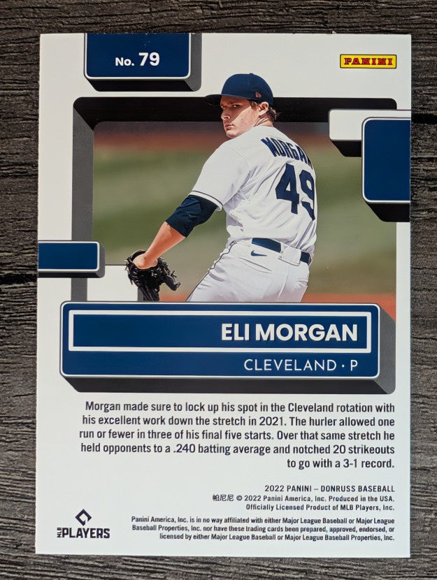 2022 Donruss #79 Eli Morgan RR RC