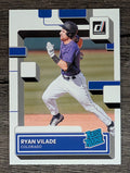 2022 Donruss #64 Ryan Vilade RR RC