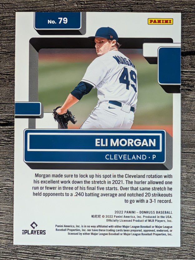 2022 Donruss #79 Eli Morgan RR RC
