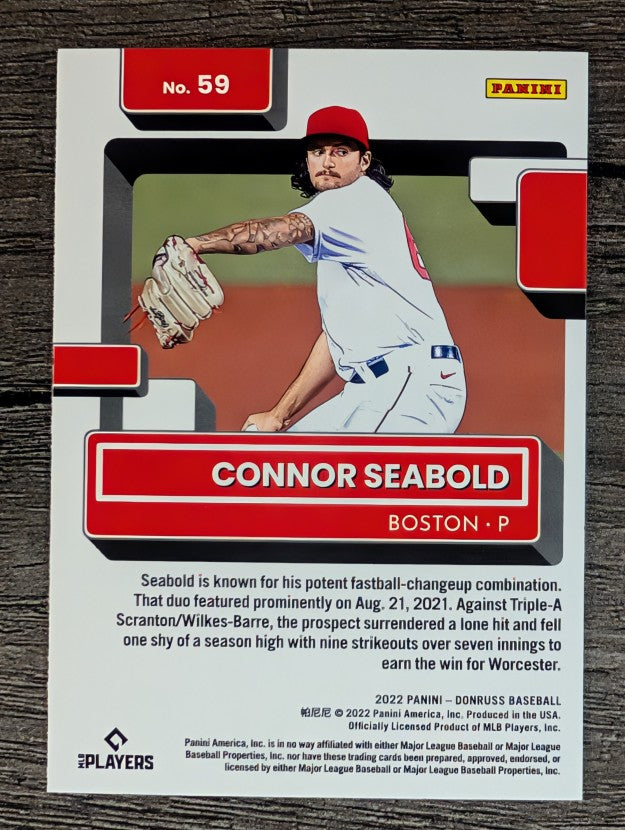 2022 Donruss #59 Connor Seabold RR RC
