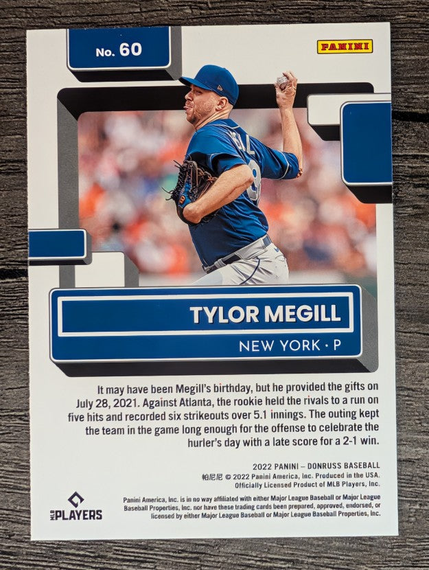 2022 Donruss #60 Tylor Megill RR RC