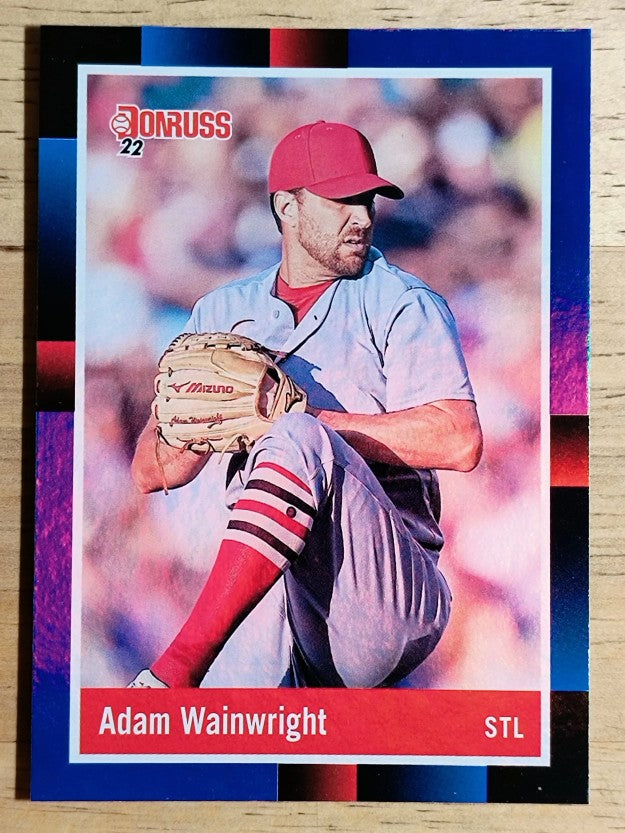 2022 Donruss Holo Blue #272 Adam Wainwright RETRO