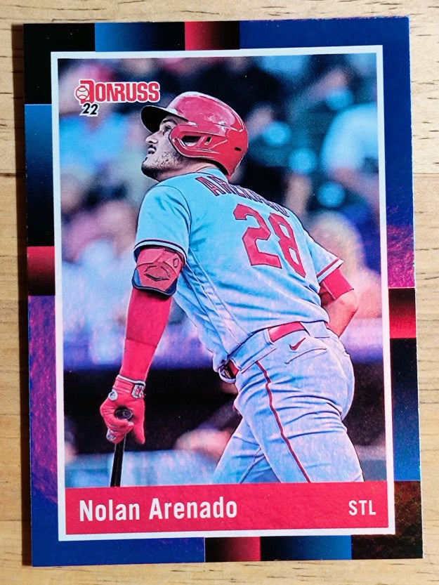 2022 Donruss Holo Blue #278 Nolan Arenado RETRO