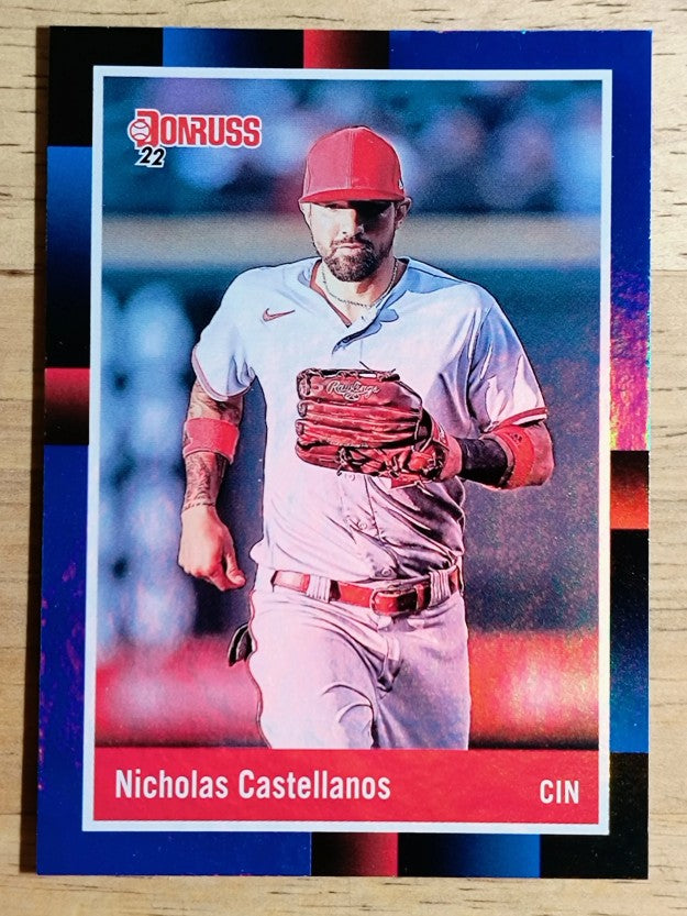2022 Donruss Holo Blue #231 Nicholas Castellanos RETRO