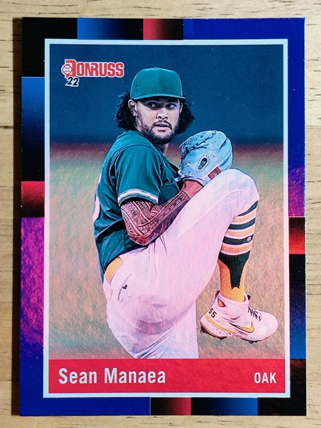 2022 Donruss Holo Blue #254 Sean Manaea RETRO