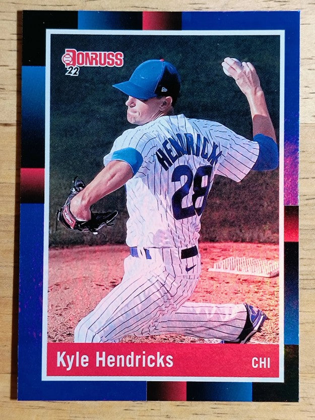 2022 Donruss Holo Blue #259 Kyle Hendricks RETRO