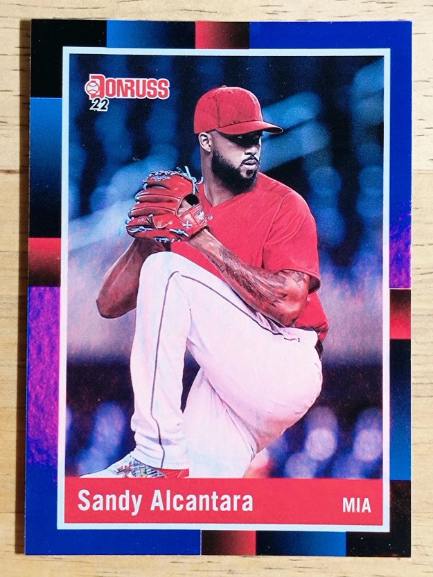 2022 Donruss Holo Blue #269 Sandy Alcantara RETRO