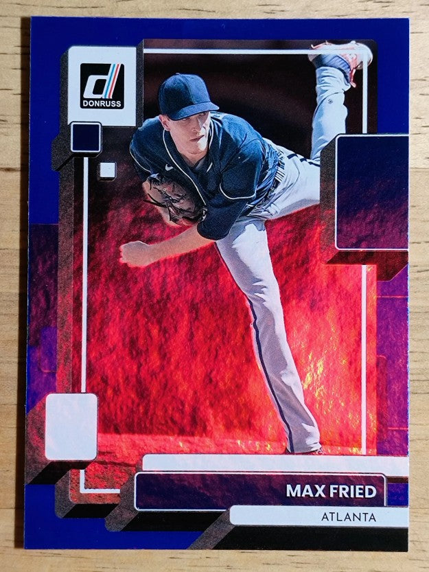 2022 Donruss Holo Blue #122 Max Fried