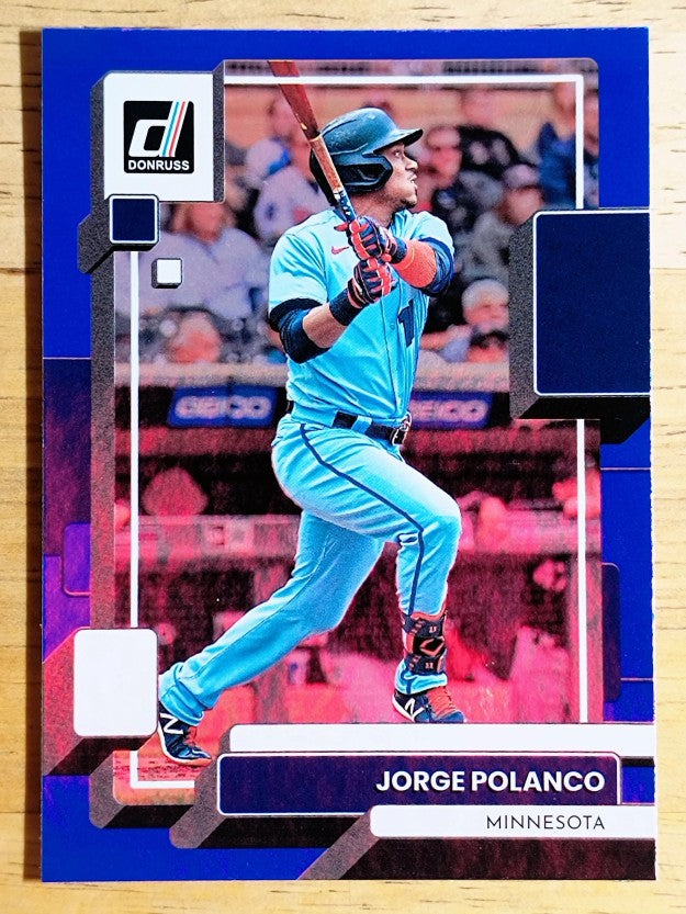 2022 Donruss Holo Blue #131 Jorge Polanco