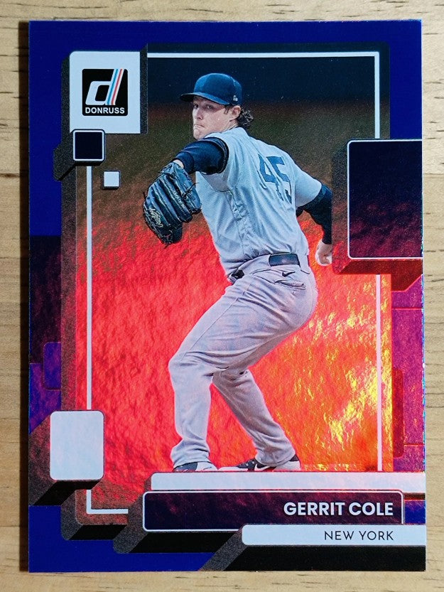 2022 Donruss Holo Blue #165 Gerrit Cole