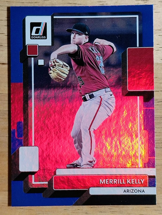 2022 Donruss Holo Blue #213 Merrill Kelly