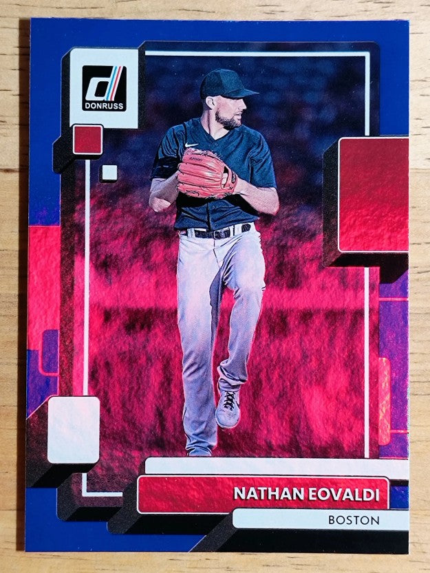 2022 Donruss Holo Blue #200 Nathan Eovaldi