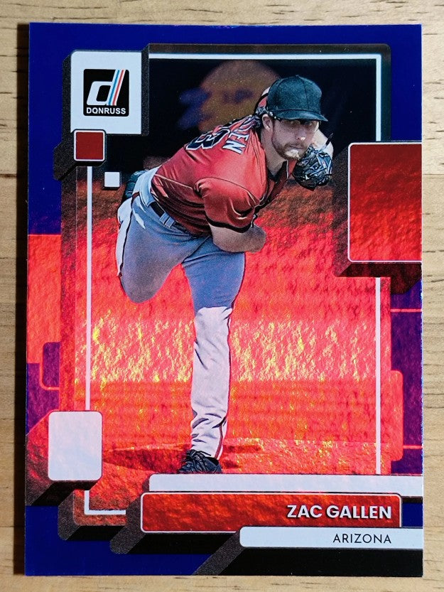 2022 Donruss Holo Blue #90 Zac Gallen
