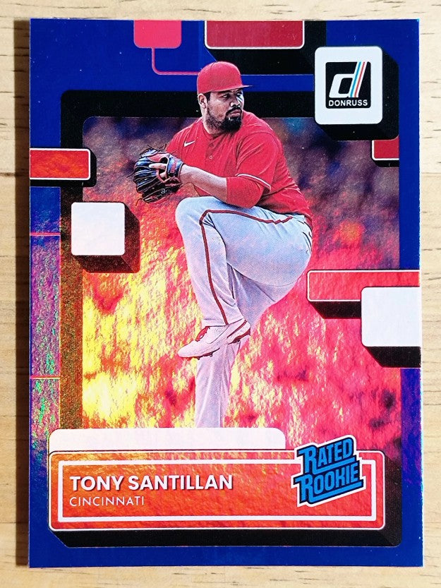 2022 Donruss Holo Blue #31 Tony Santillan RR