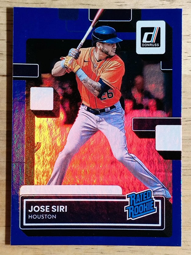 2022 Donruss Holo Blue #62 Jose Siri RR