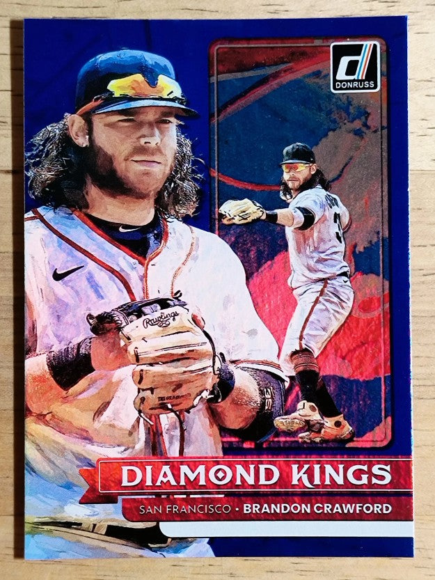 2022 Donruss Holo Blue #26 Brandon Crawford DK