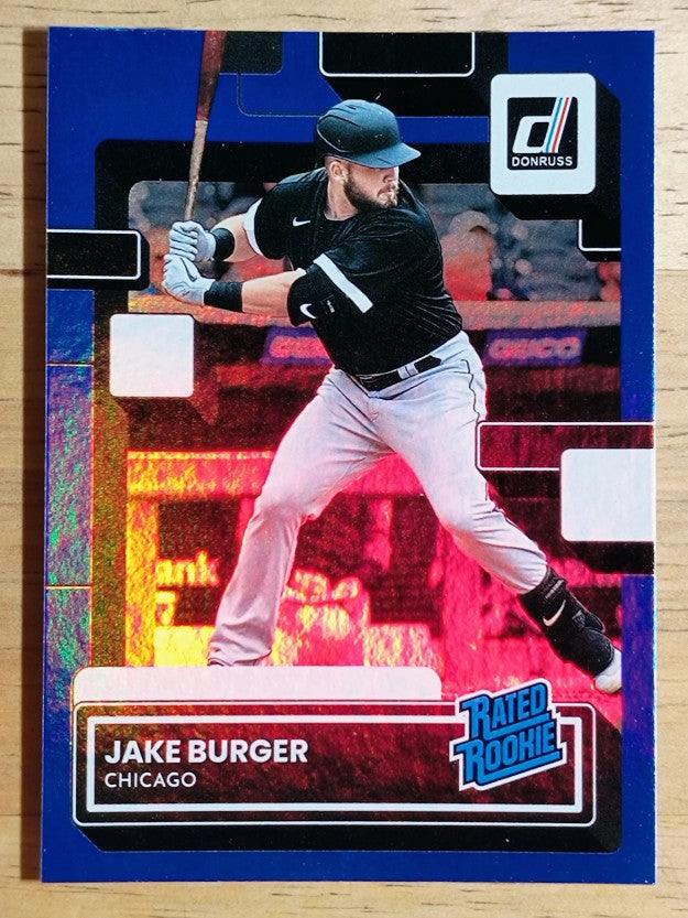 2022 Donruss Holo Blue #37 Jake Burger RR